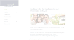 Desktop Screenshot of kanzlei-eichinger.de